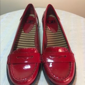 Gianni Bini Red Pant Leather loafer’s size 7.5